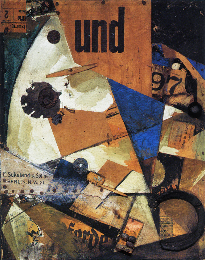 Kurt Schwitters - The Painting Collage Das Undbild, 1919 (The And-Picture)