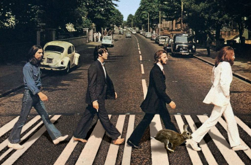 Beatles και φονικό κουνέλι - μαζί στο Abbey Road
