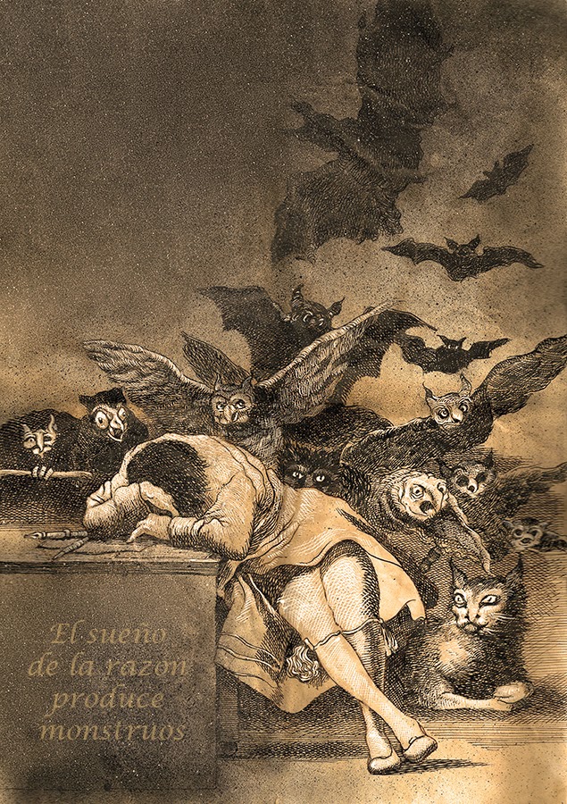 Ο Ύπνος της Λογικής Γεννάει Τέρατα, του Φρανθίσκο Γκόγια / El sueño de la razón produce monstruos