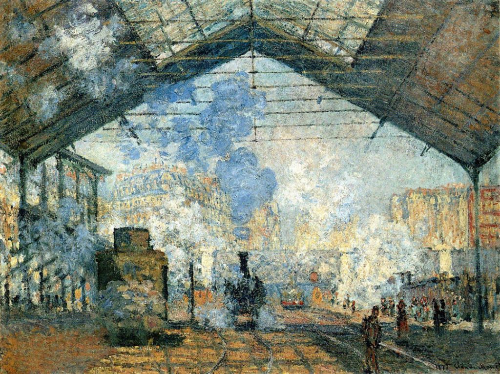 Claude Monet, Ο Σταθμός του Σαιν Λαζάρ (“Gare Saint-Lazare”, 1877)