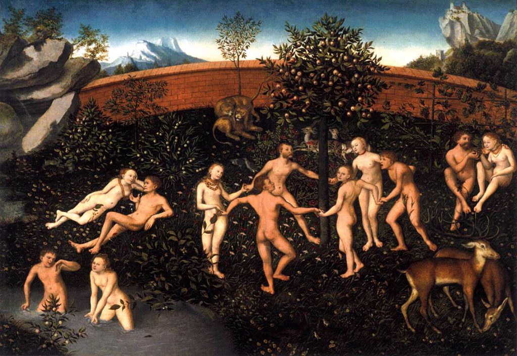"Η Χρυσή Εποχή", έργο του Λούκας Κράναχ του Πρεσβύτερου, 1530