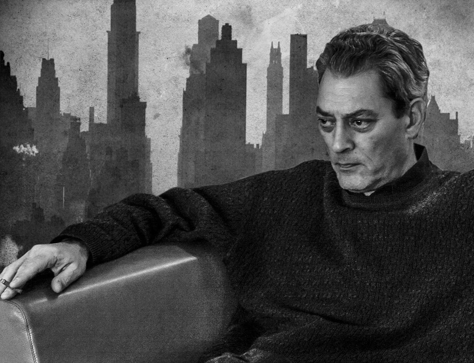 O Πωλ Ώστερ στη Νέα Υόρκη - σύνθεση από το Φονικό Κουνέλι