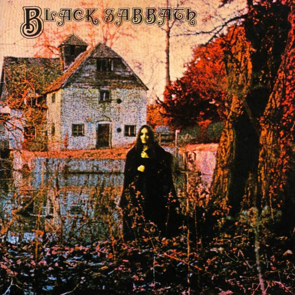 Black Sabbath album cover / Το εξώφυλλο του πρώτου δίσκου των Black Sabbath