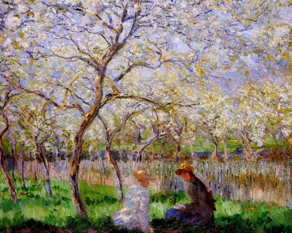 Άνοιξη, πίνακας του Κλωντ Μονέ - Claude Monet, Springtime painting, 1886