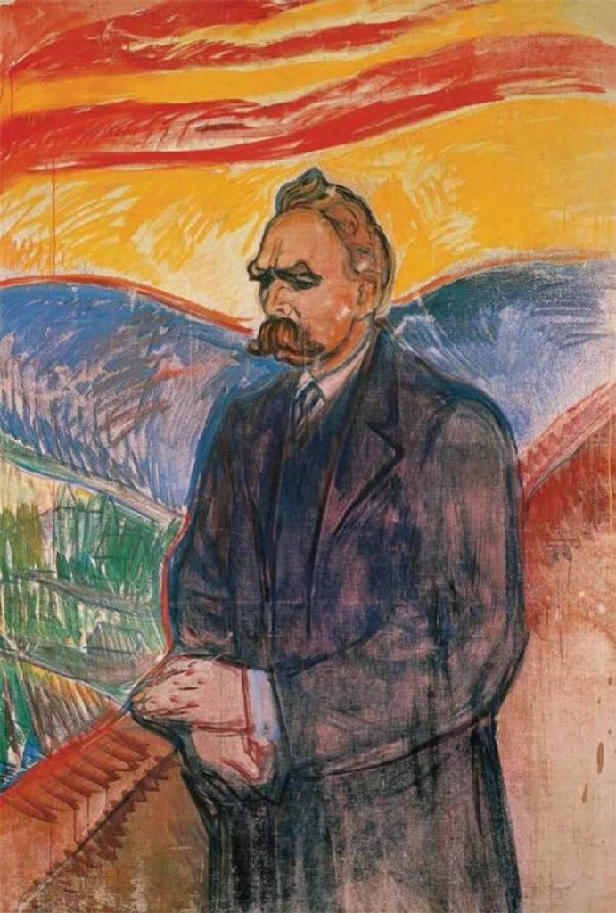 Ο Φρίντριχ Νίτσε, σε πίνακα του Έντβαρτ Μουνκ / Nietzsche by Edvard Munch