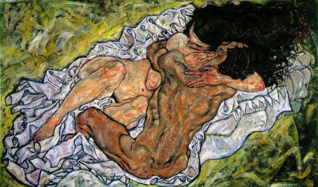 Egon Schiele, The Embrace, 1917