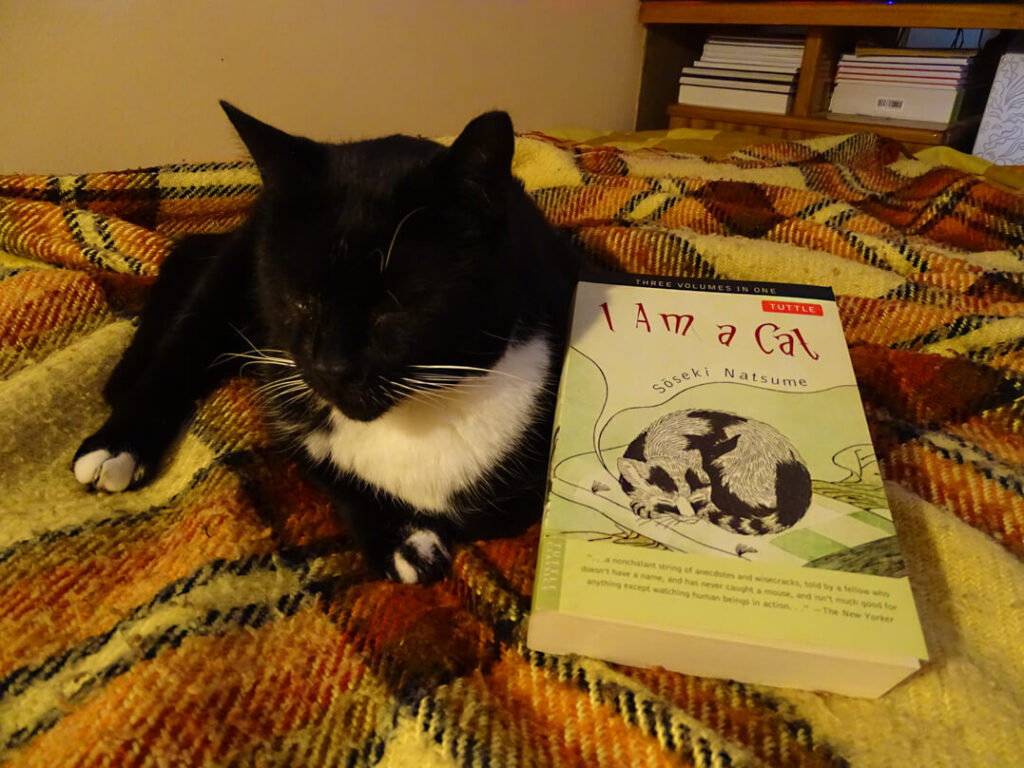 Ο Πιέρ και το βιβλίο Είμαι Ένας Γάτος [ I Am A Cat ] του Soseki Natsume.