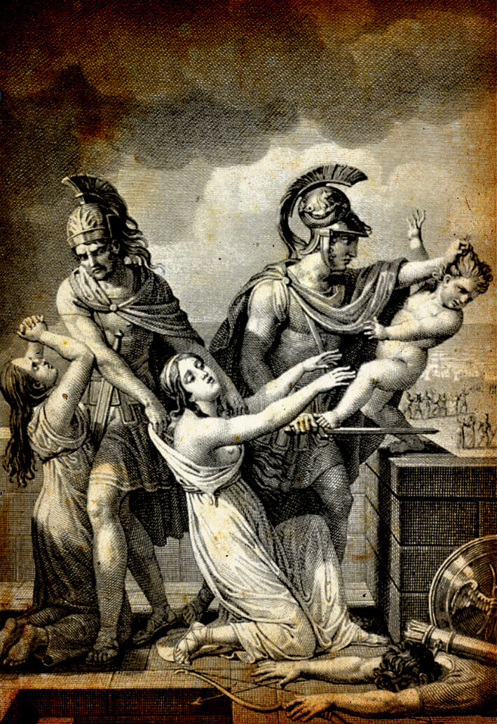 Οι Τρωάδες του Ευριπίδη... Η αρπαγή του Αστυάνακτα από την Ανδρομάχη / "Troades", aka The Troyan Women, by Euripides