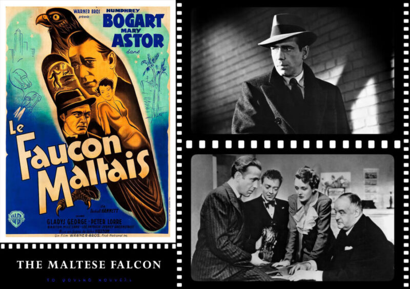 Τα καλύτερα φιλμ νουάρ: The Maltese Falcon [Το Γεράκι της Μάλτας, 1941]. Film Noir history and films. Παρουσίαση: το Φονικό Κουνέλι