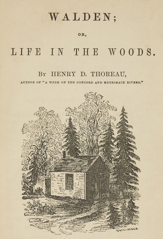 Walden or Life in the Woods by H. D. Thoreau / Από το βιβλίο Ουόλντεν του Χένρι Ντέιβιντ Θόρω