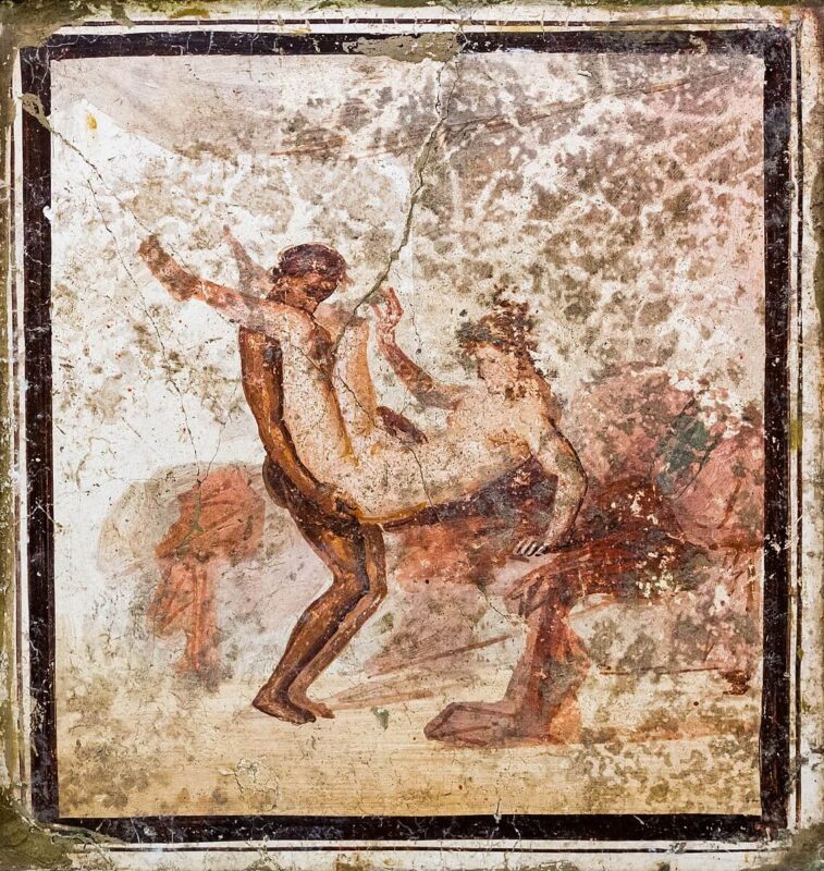 Σεξ στη ρωμαϊκή εποχή, σκηνή σε μωσαϊκό της Πομπηίας / Sex in the roman era, Pompeii wall mosaic