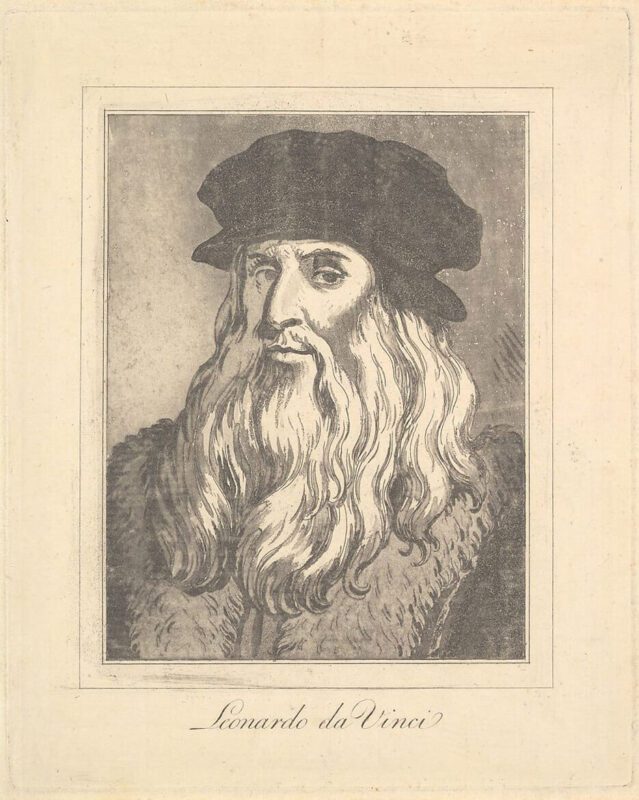 Πορτραίτο σε σκίτσο του Λεονάρντο ντα Βίντσι / Leonardo da Vinci portrait