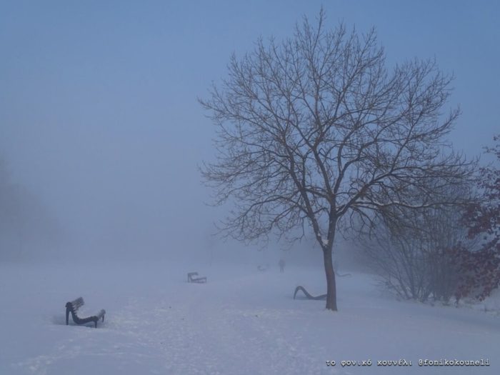Χιόνια και ομίχλη στο Münchberg της Βαυαρίας / Snow fields and fog in Münchberg, Bavaria