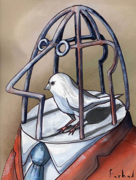 Prison of the mind, by Farhad Foroutanian