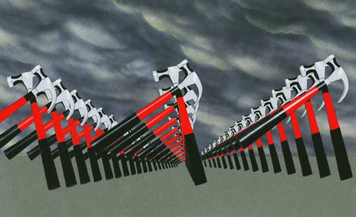 The Wall by Pink Floyd, movie still: march of the hammers / Σκηνή από την ταινία The Wall των Pink Floyd